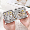Portable jewelry box jewelry bag storage bag mini