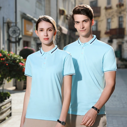 Летняя футболка polo для работы, короткий рукав, рабочая одежда, делается под заказ, с печатью вашего логотипа