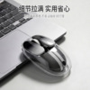 条纹撞色半透明三模鼠标高颜值