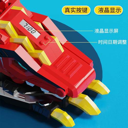 正版迷你特工队裂变手表召唤器超级恐龙力量机甲变身器六一礼物 - 图2