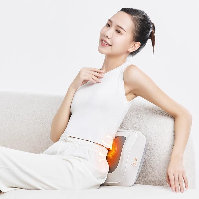 易舒生腰部按摩器腰椎肩颈腿部揉捏热敷仿人手缓解疲劳靠垫按摩仪,淘宝优惠券,粉丝福利购,淘宝优惠卷