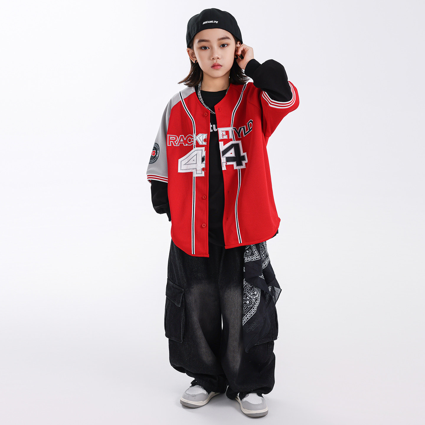 哈尼酷街舞儿童潮服酷帅嘻哈炸街女孩套装hiphop童装街舞服装男童,淘宝优惠券,粉丝福利购,淘宝优惠卷