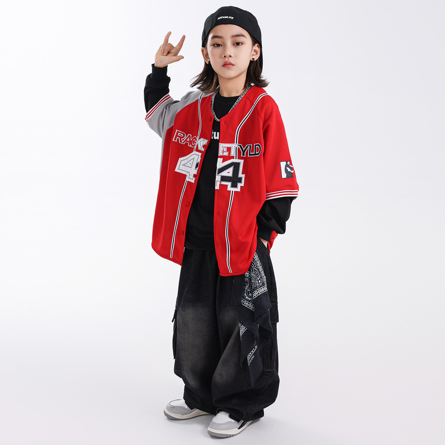 哈尼酷街舞儿童潮服酷帅嘻哈炸街女孩套装hiphop童装街舞服装男童,淘宝优惠券,粉丝福利购,淘宝优惠卷