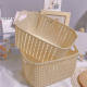 Imitation rattan Korean style ins storage basket desktop storage box