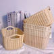 Imitation rattan Korean style ins storage basket desktop storage box