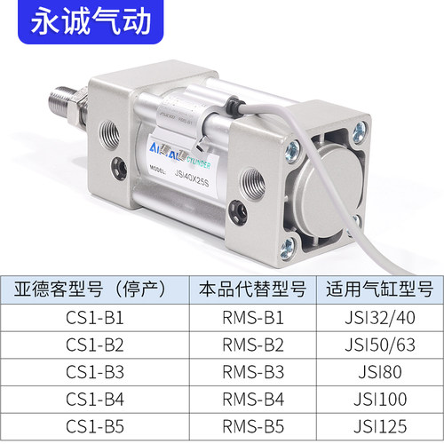 JSI气缸CS1磁性开关传感器RMS-B1/B2/B3/B4/B5/B6/B7/B8接近开关 - 图2