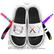 Joint new slippers male outwear summer trend non-slip soft bottom home lovers individuality beach slippers for men