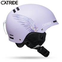 CATRIDE Ski Safety Helmet Male and female veneer Double board Snow Helmets Snowlens suit Anti-collision safety armguard ski gear