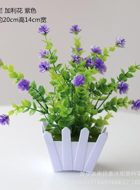 仿真假花小盆栽室内装饰家居摆件干花套装餐桌塑料花盆景植物茶花