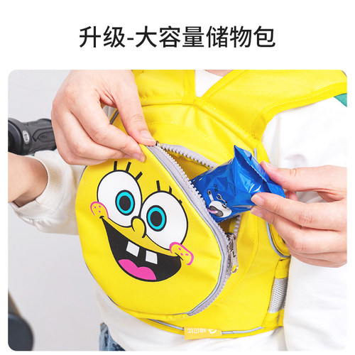 电动车带娃安全带摩托车安全绑带儿童电瓶车后座防摔背带睡觉神器 - 图1