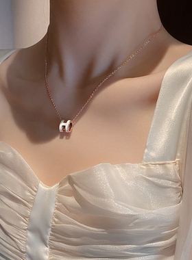 恋约女H项链时尚锁骨链