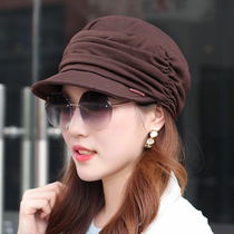 New 4 Seasons Ducal Tongue Cap Cotton Breathable Duck Tongue Cap Fashion Cap with a small cap flat top hat