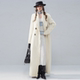 OfAkiva Silver Pine 60 Wool Wool Jacket Women's Retro Metal Button Fur-Edge Jacket