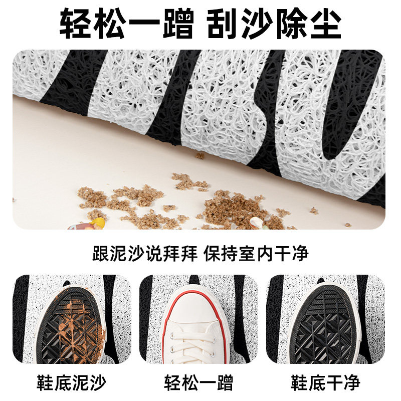 创意地垫入户门垫丝圈进门门口可蹭土防滑除尘耐脏地毯脚垫可裁剪,淘宝优惠券,粉丝福利购,淘宝优惠卷