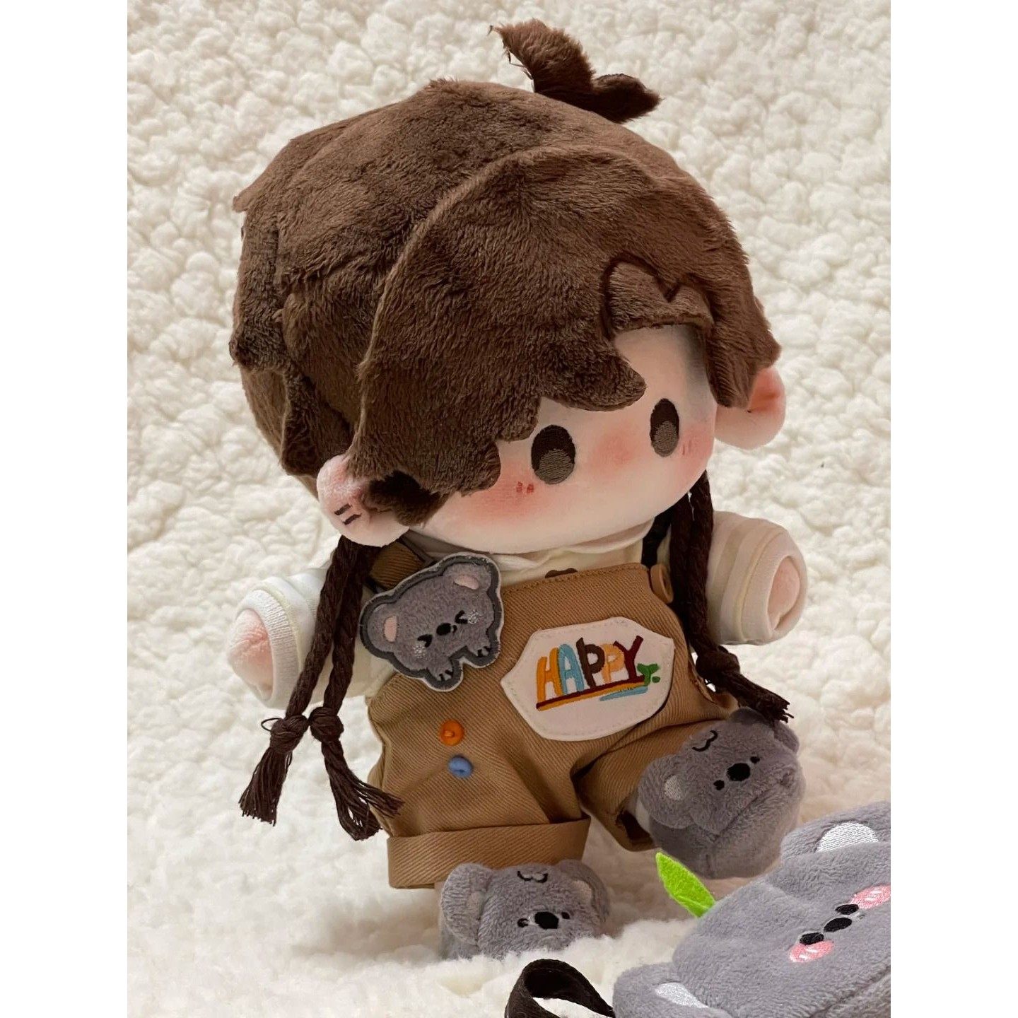 娃衣10/15/20cm属性可爱背带裤棉花小背包树懒卡通娃鞋换装衣服,淘宝优惠券,粉丝福利购,淘宝优惠卷