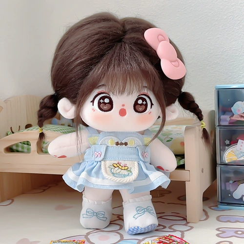 Хлопковая плюшевая кукла для друга, 20см, детская одежда, подарок на день рождения, (в наличии на складе)