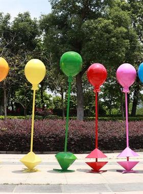 大型玻璃钢仿真热气球雕塑商场美陈展览景区观光户外气球装饰摆件