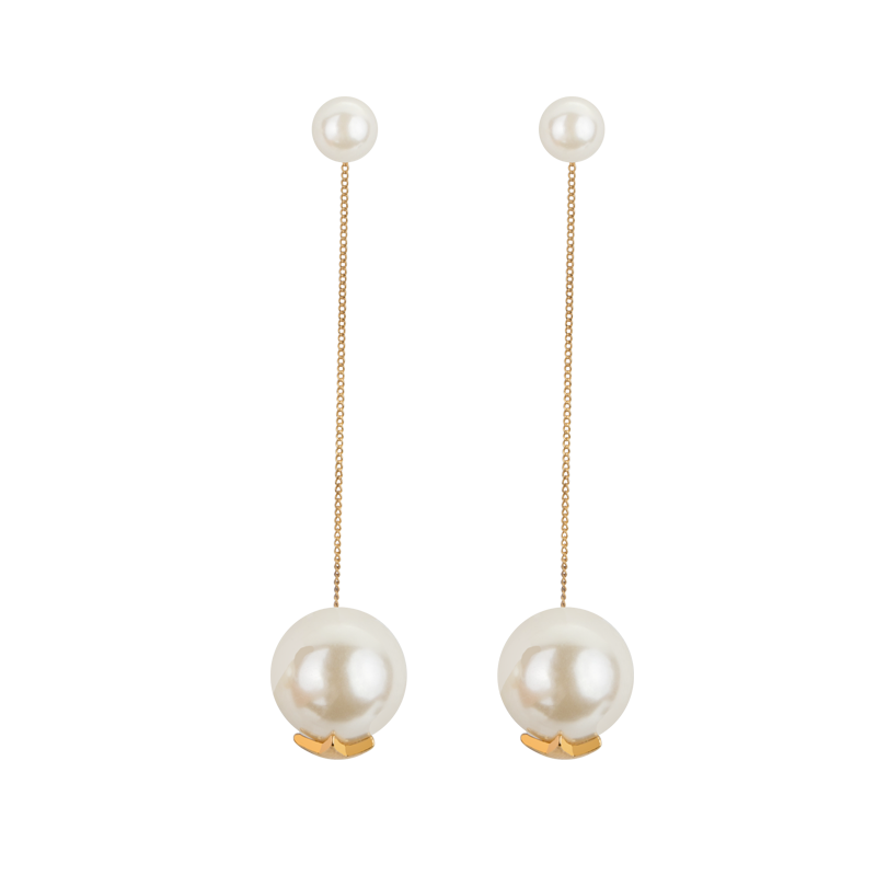 奥米迪奥长款珍珠女气质2021耳线 aomidior耳钉