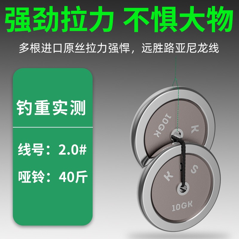 8编斑点pe线沉水隐形路亚专用强拉力正品进口原丝大力马鱼线主线