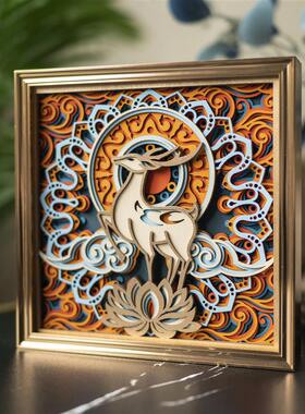 玄关酒柜办公室装饰桌面摆件高级感小众乔迁礼品开业礼物