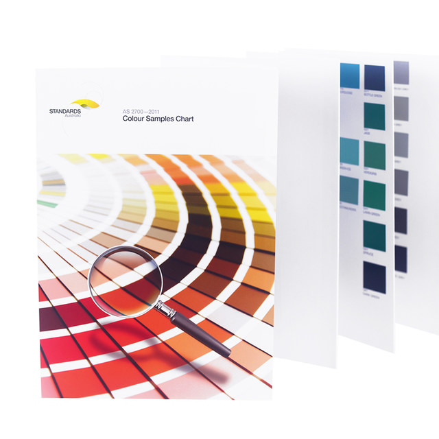 Australian standard color card AS2700 color card