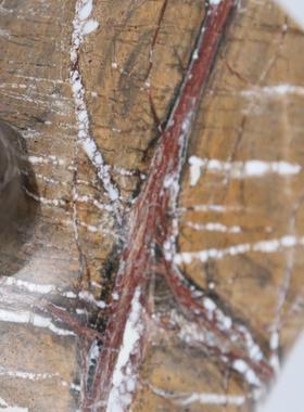 现代意式极简大理石恶魔之眼球形摆件茶室书房桌面家居装饰品摆件