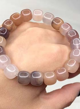 女甜美烟花烟灰色金丝玉紫罗兰