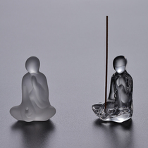 Glass line fragrant inserts in small household Damo small incense insert portable multipurpose incense stove accessories bracket line incense stick