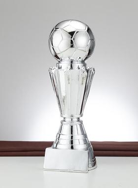 足球射手球员奖杯 树脂电镀世界杯比赛奖品树脂工艺摆件装饰品