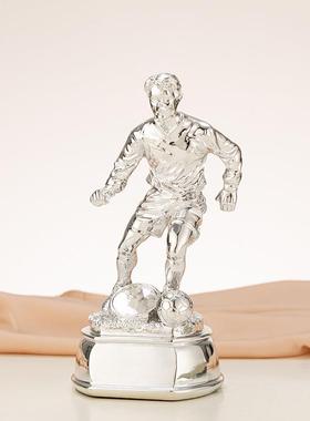 足球颁奖树脂奖杯个人奖项优秀球员前锋后卫校园联赛金银铜球迷