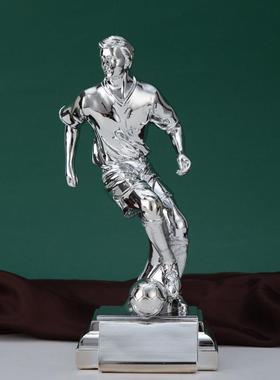 厂家直销 世界杯优秀球员奖杯 电镀树脂足球先生射手MVP 球迷用品