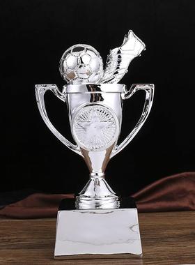 足球比赛树脂奖杯 电镀金银铜团队冠军杯 团体赛企业学校球迷用品