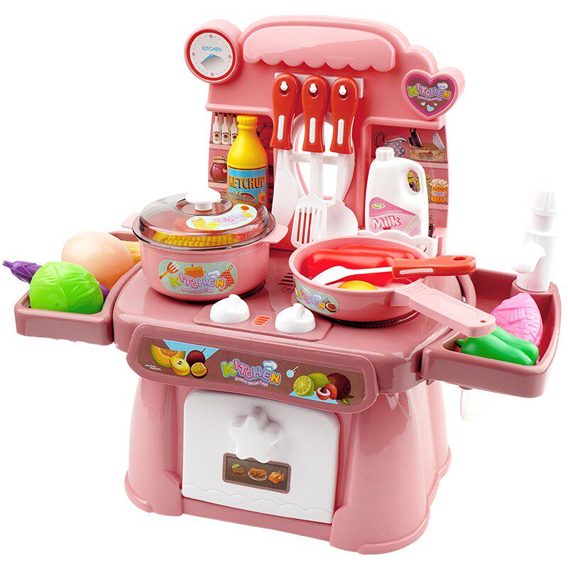 小朋友玩的可出水做菜烹饪厨房玩具 兜途母婴过家家玩具