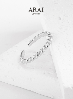 925纯银叠戴尾戒小众设计感