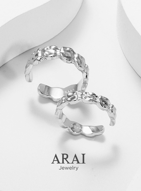 ARAI男女99足银欧美原创设计戒指