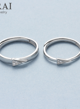 arai原创设计情侣戒指ins对戒