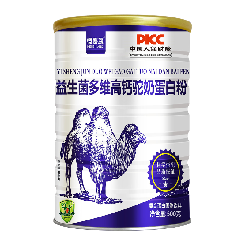 恒碧康益生菌驼奶粉成人增强营养粉 恒碧康大豆分离蛋白/混合蛋白