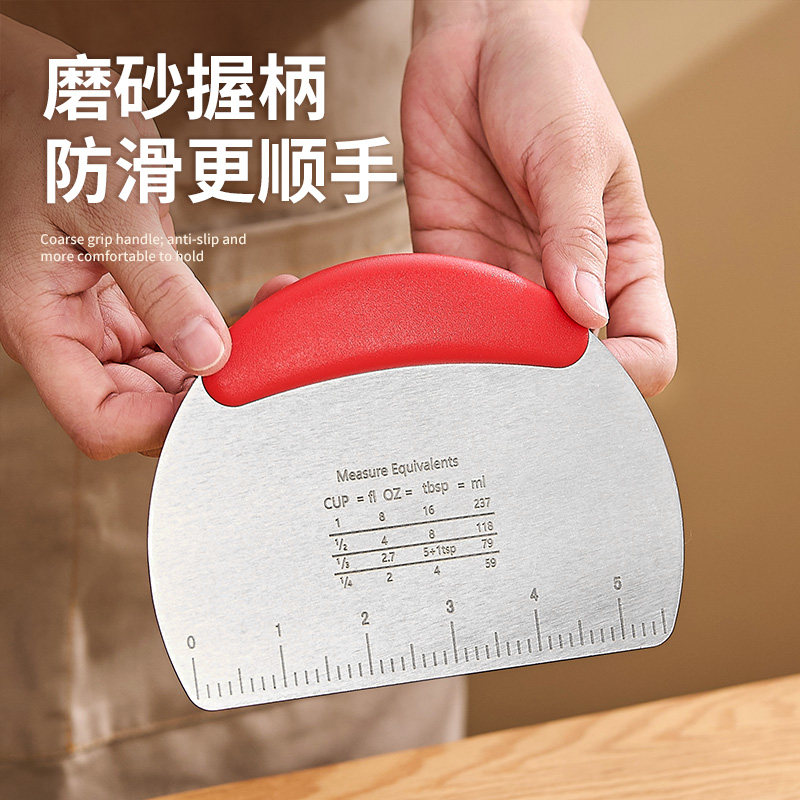 不锈钢切面刀食品级馒头切刀面团面团切刀硅胶垫专用刮板烘焙工具,淘宝优惠券,粉丝福利购,淘宝优惠卷