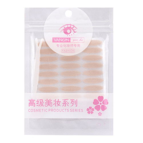 网纱蕾丝遇水即粘双眼皮贴无痕自然隐形男女士肿眼泡专用美目神器 - 图3