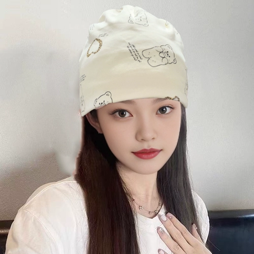 Послеродовая осенняя хлопковая шапка, ветрозащитный платок для беременных для молодой матери, летняя тонкая повязка на голову, 9 мес.