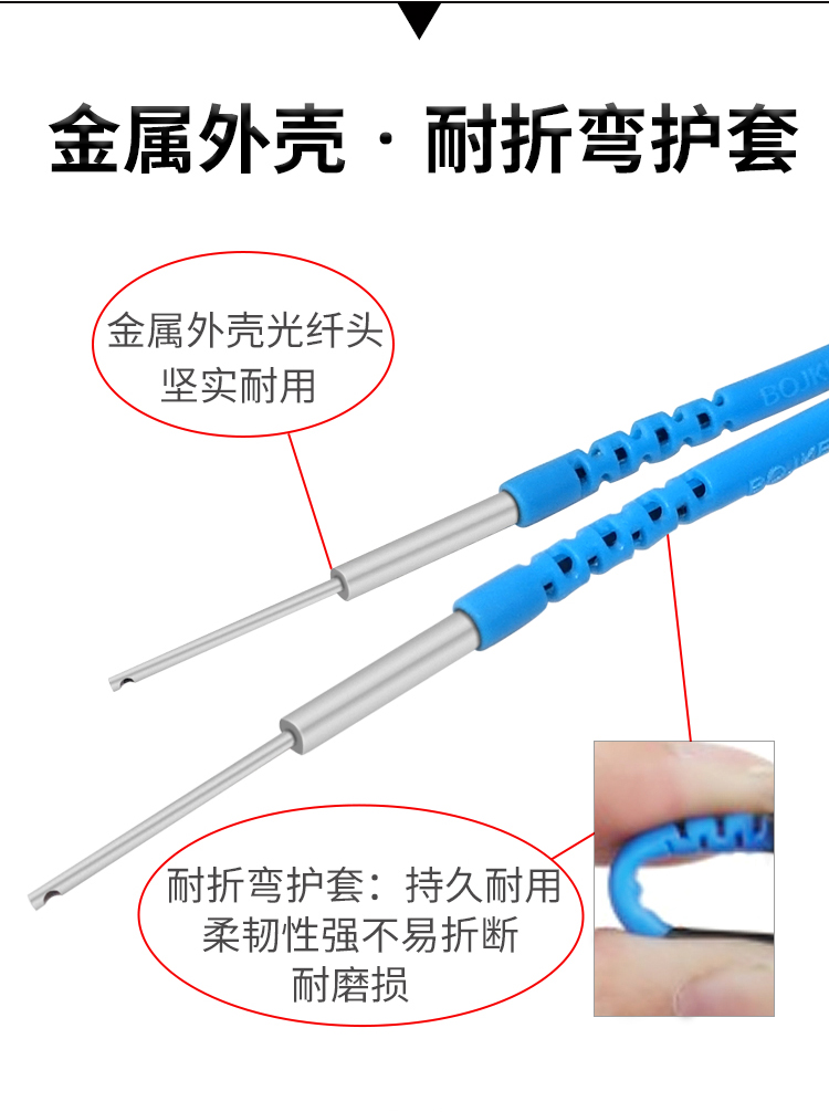 博亿精科光纤传感器PT24L侧视光纤E32-T24 E32-T24R对射红外探头 - 图0