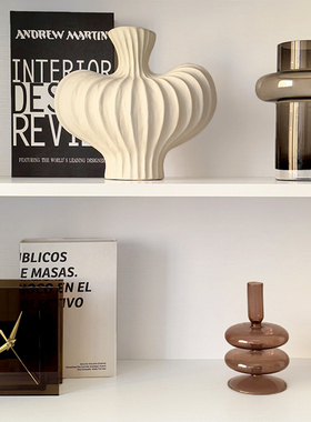 ins奶油风陶瓷花瓶装饰品