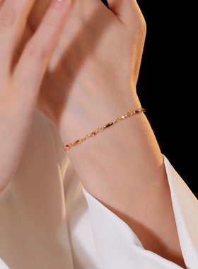 精致不掉色米粒手链轻奢潮