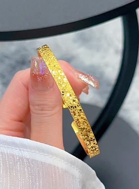 新款碎冰冰手镯女小众ins轻奢