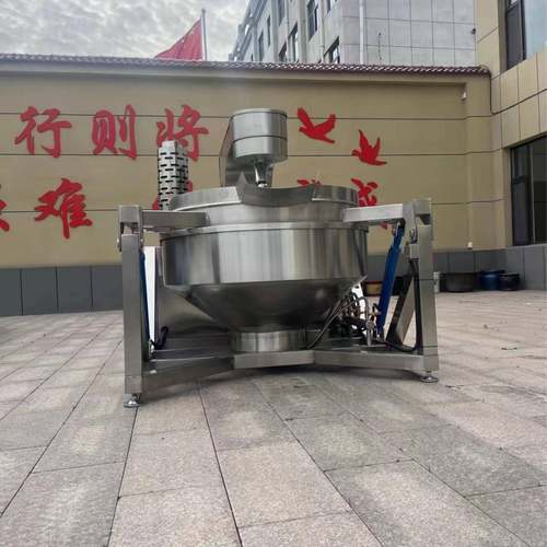 全自动香菇豆豉酱行星搅拌炒锅电加热剁椒酱龙虾酱料炒制搅拌锅 - 图2