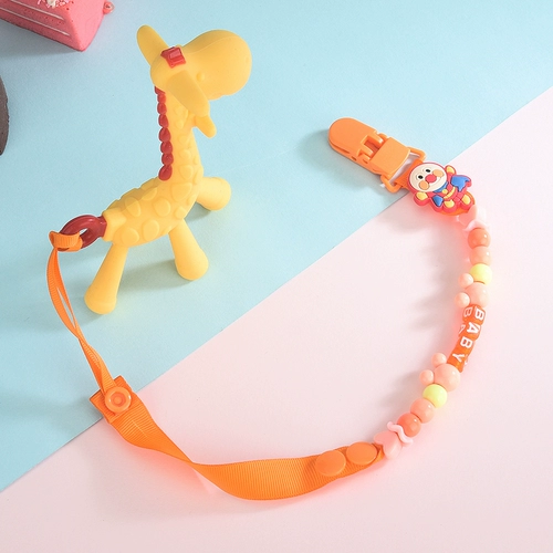 Детская мультяшная соска, жевательный шнурок-держатель, прорезыватель, цепочка, защитная игрушка
