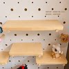 17mm thick laminate perforated board accessories wooden sticks matchsticks