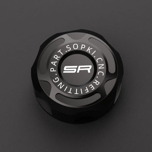 适用春风450SR 450CLC NK改装前刹车油壶盖上泵盖油杯铝合金配件 - 图3