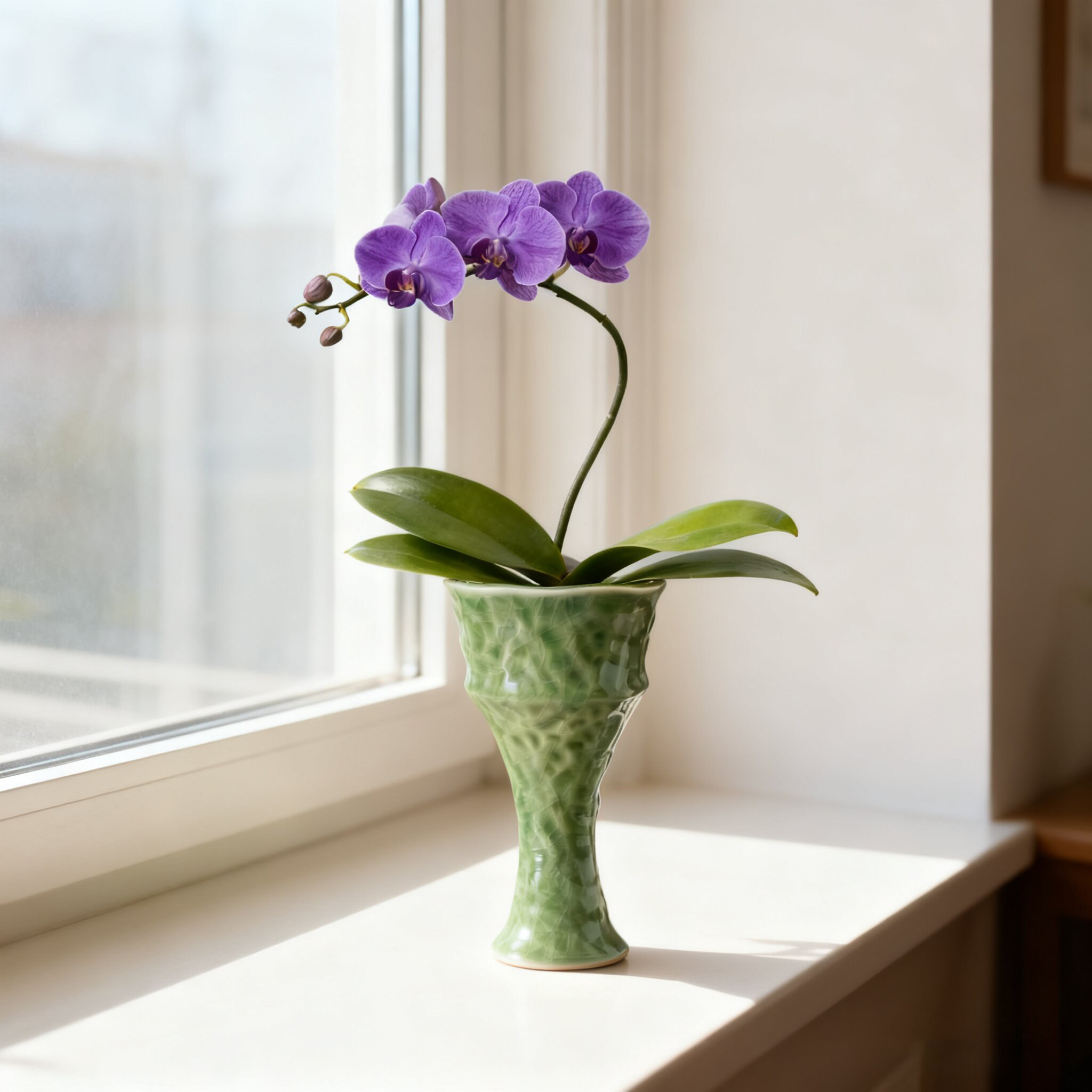 陶瓷花盆中式复古哥窑家用客厅摆件蝴蝶兰专用花器桌面装饰品盆栽,淘宝优惠券,粉丝福利购,淘宝优惠卷