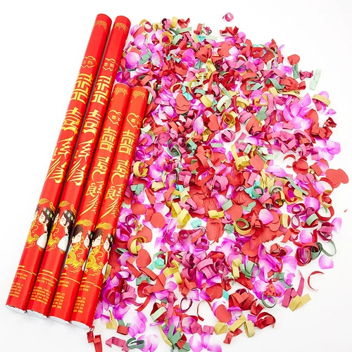 Открытая свадебная артиллерийская церемония Цветочный цилиндр начинает начинать подарочную трубку Daji